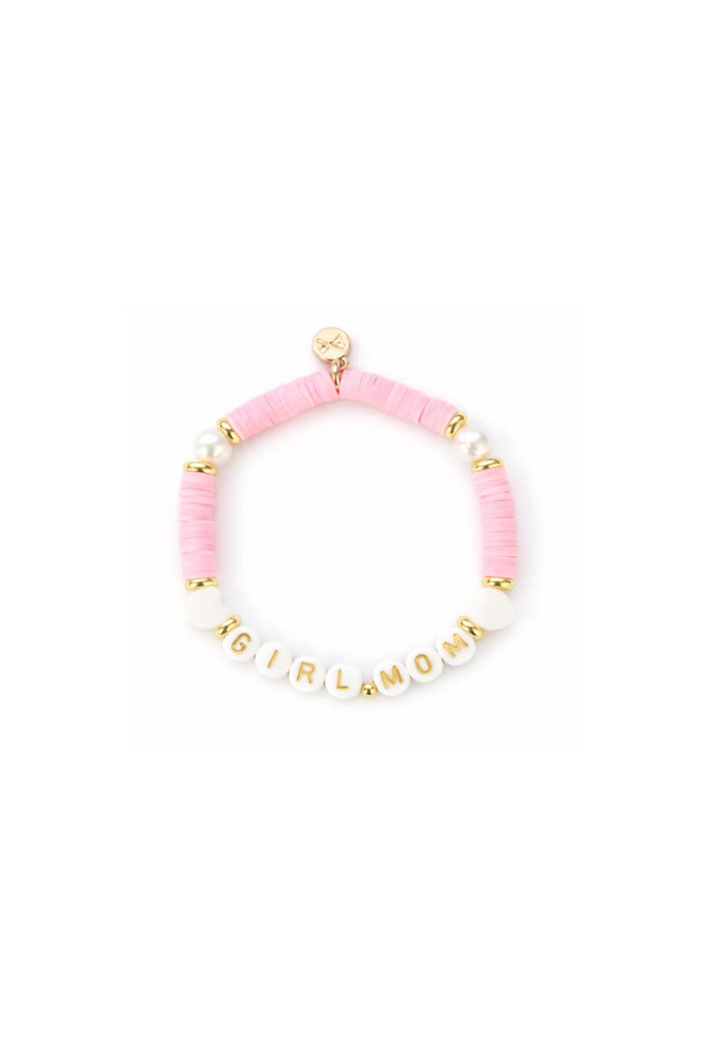 Girl Mom Women's Bracelet, Main, color, Pink/White