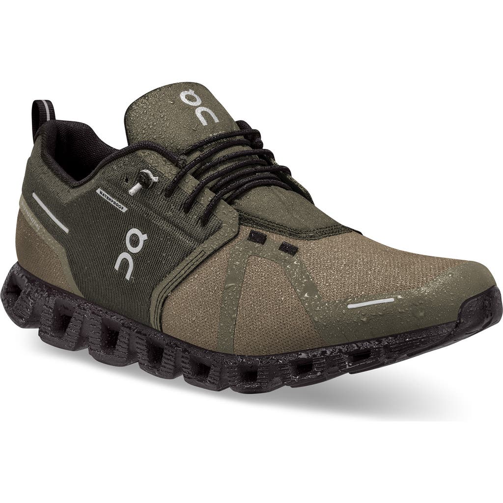 On Cloud 5 Waterproof Running Shoe In Green
