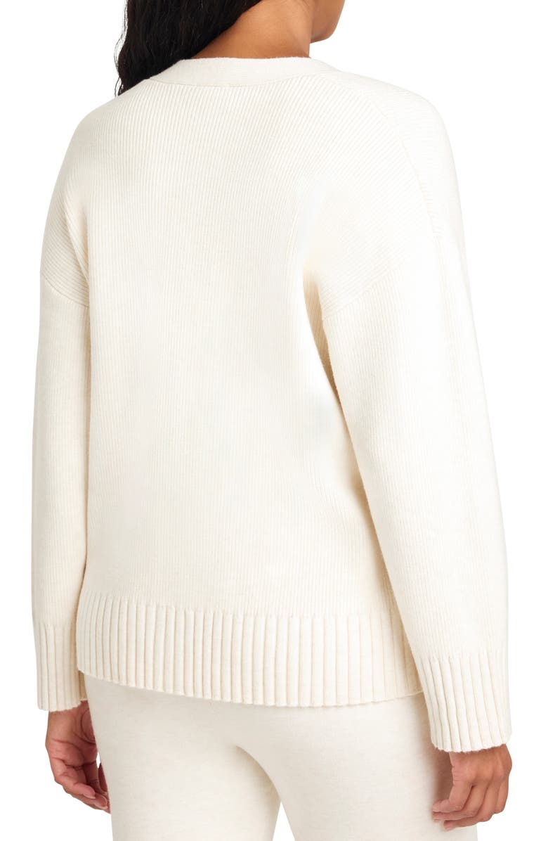 Splendid x Cella Jane Oversize Cardigan, Alternate, color, Snow