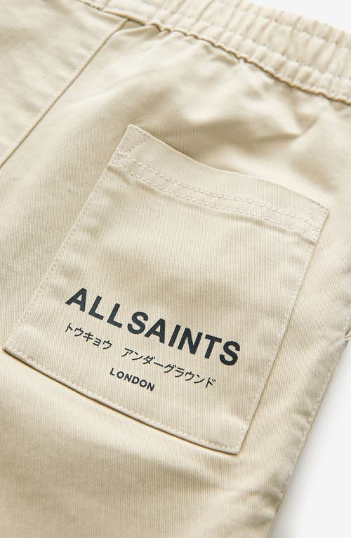 Smallsaints By Allsaints Kids' Underground Logo Sweat Shorts In Neutral