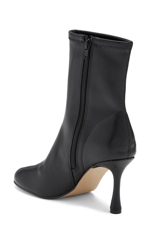 Lotie Pointed Toe Faux Leather Bootie