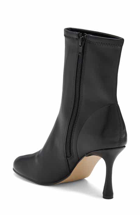 Lotie Pointed Toe Faux Leather Bootie
