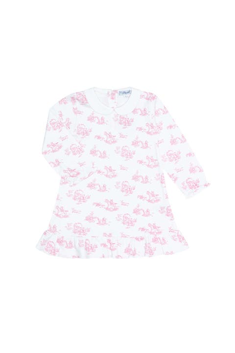 Pink Toile LS Playtime - Toddler & Little Kid