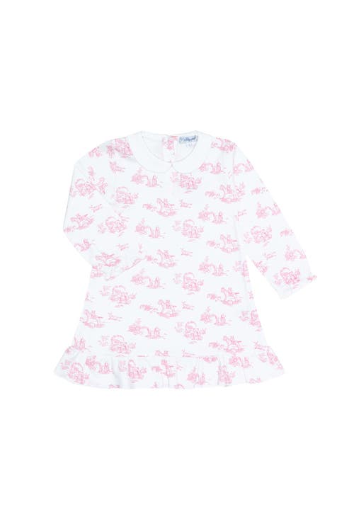 Nellapima Pink Toile Ls Playtime In White
