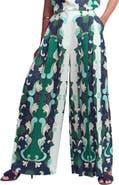 Boden Regent Paisley Wide Leg Pants