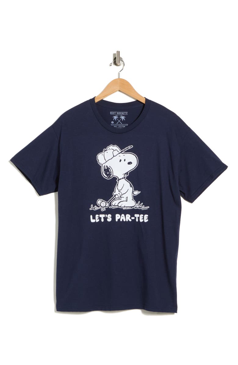 RIOT SOCIETY Peanuts Par-Tee Cotton Graphic T-Shirt, Main, color, 