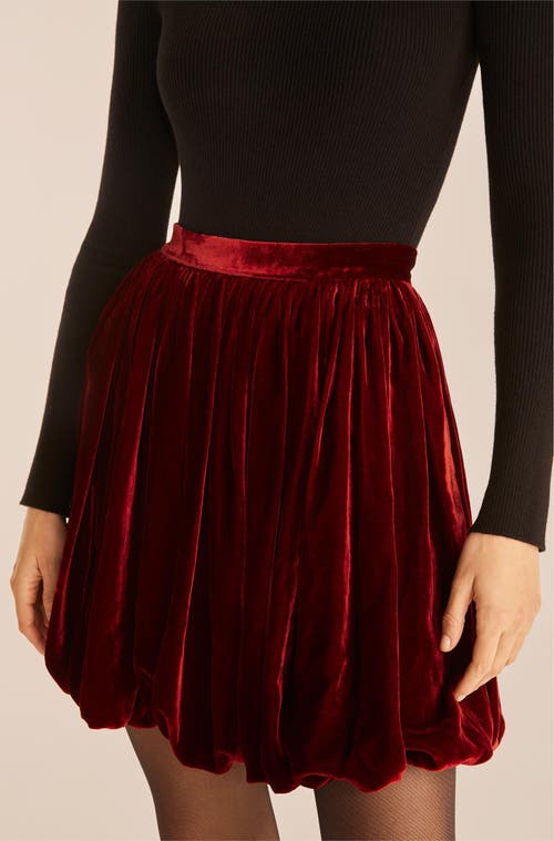 REBECCA TAYLOR REBECCA TAYLOR VELVETEEN MINI SKIRT