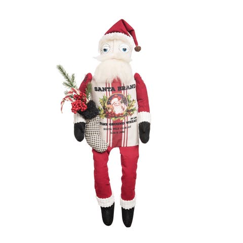 Klaus Santa Feedsack Christmas Figurine