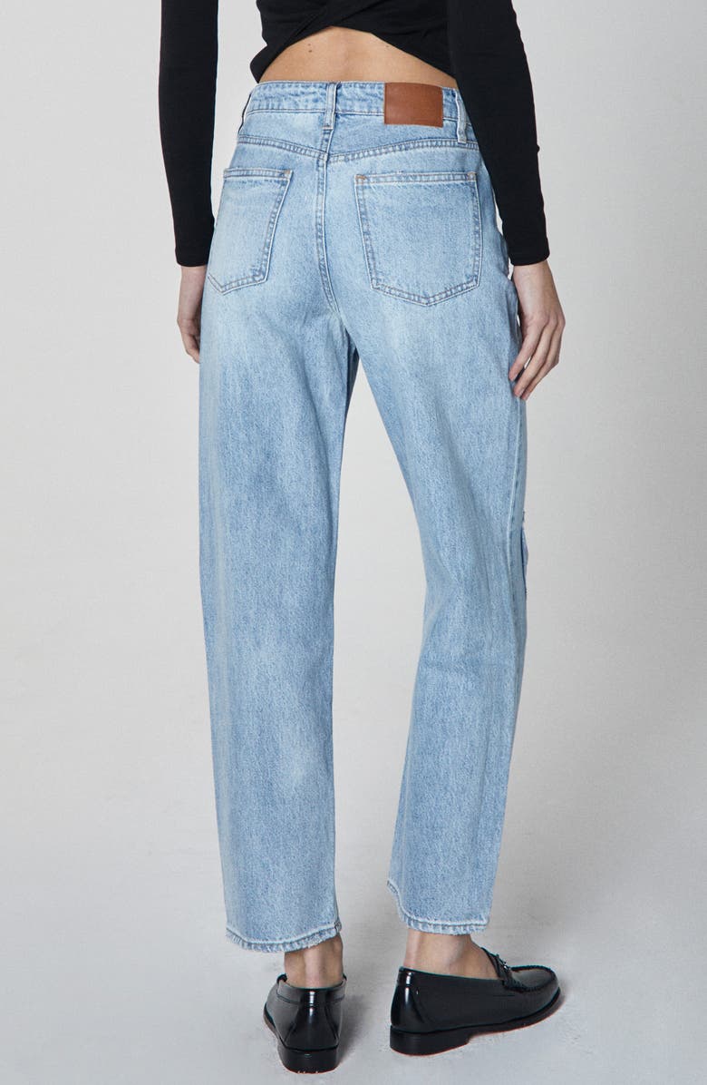 Unpublished Paloma High Waist Straight Leg Jeans, Alternate, color, 