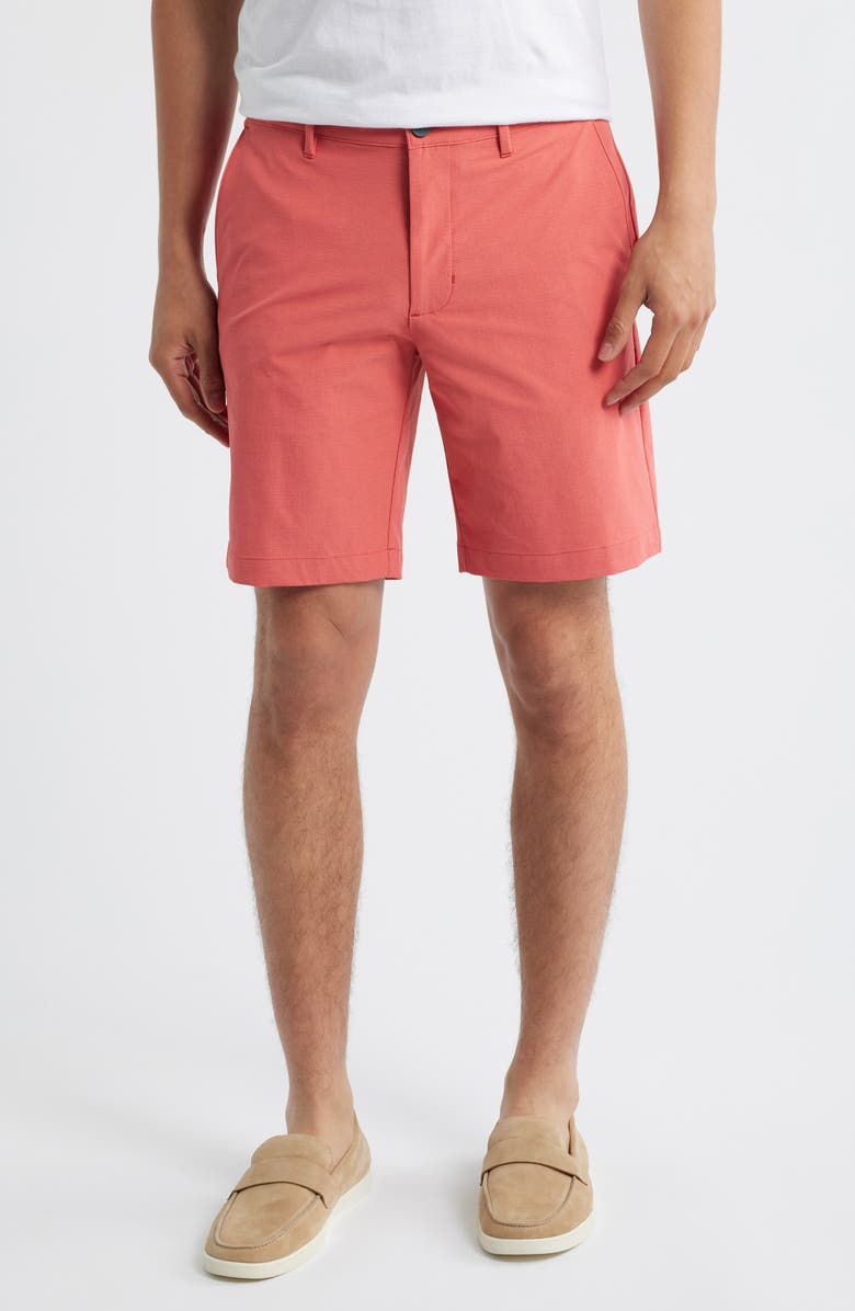 Tommy Bahama Chip Shot IslandZone<sup>®</sup> 9-Inch Golf Shorts, Main, color, Red Ginger
