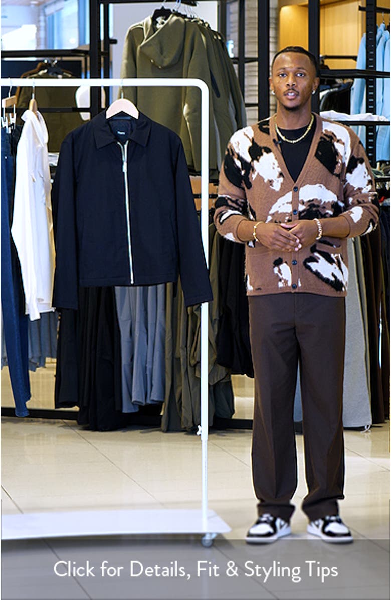 Cotton Twill Zip Cuff Bomber Jacket, sales video thumbnail