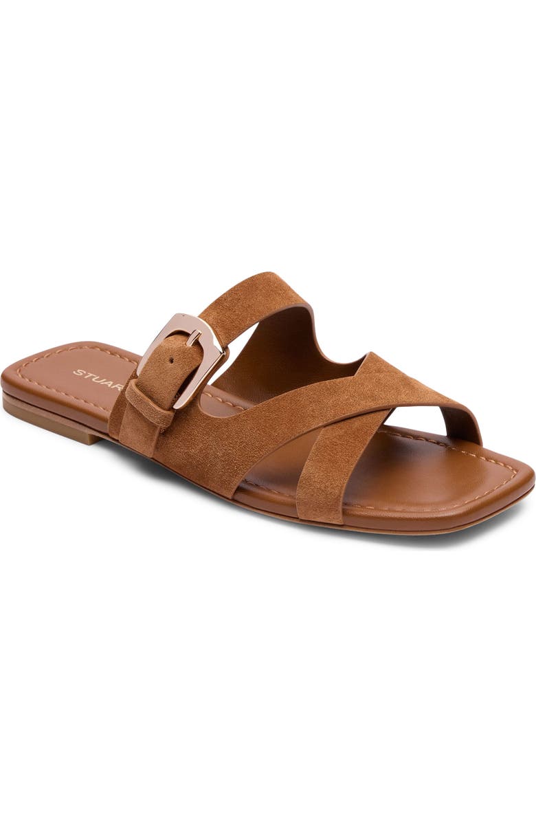 Stuart Weitzman Sai Slide Sandal, Main, color, Doe