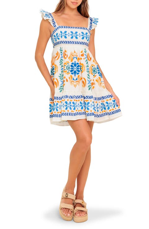 Print Minidress