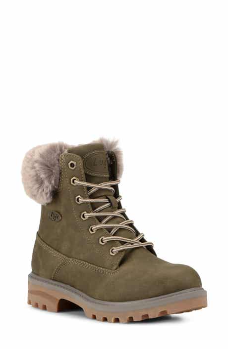 LUGZ Empire High Faux Fur Lug Sole Boot