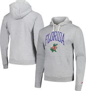 LEAGUE COLLEGIATE WEAR Men's League Collegiate Wear  Heather Gray Florida Gators Tall Arch Essential Pullover Hoodie