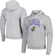 LEAGUE COLLEGIATE WEAR Men's League Collegiate Wear  Heather Gray Florida Gators Tall Arch Essential Pullover Hoodie