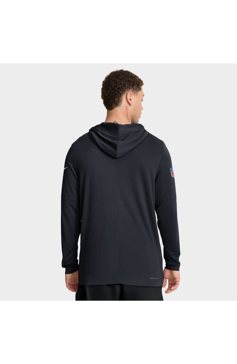Nike Men's Nike Navy Houston Texans Sideline Pure Fury Performance Long Sleeve Hoodie T-Shirt, Alternate, color, Navy