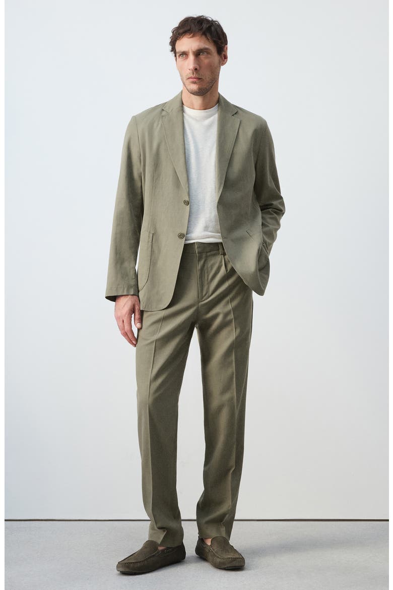 Slim Fit Pants, Alternate, color, GREEN