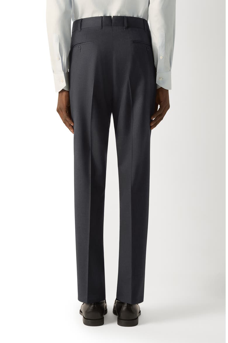 Wool Trousers, Alternate, color, DARK GREY SOLID
