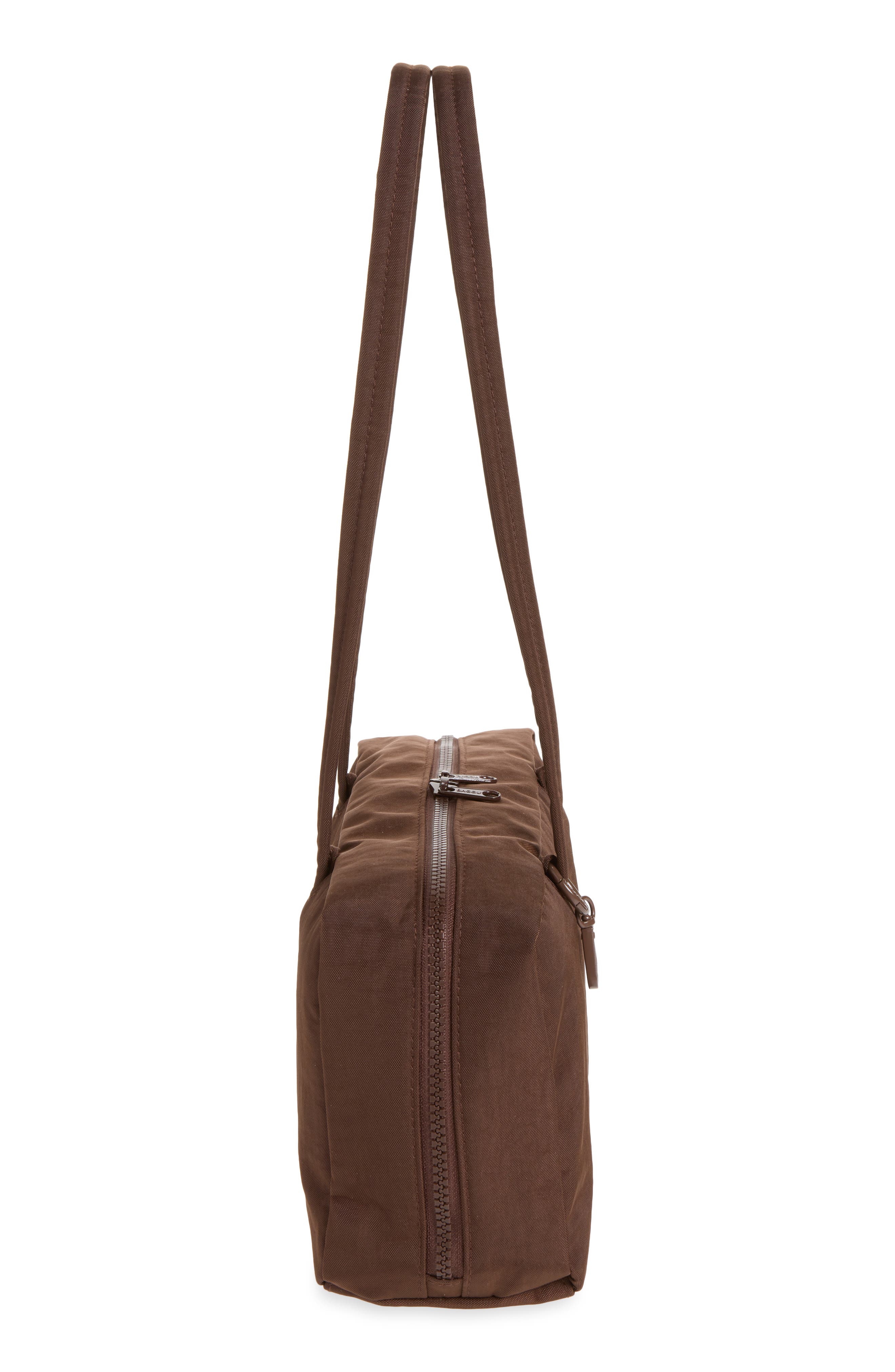 Recycled Nylon Bowler Bag, Alternate, color, COFFEE