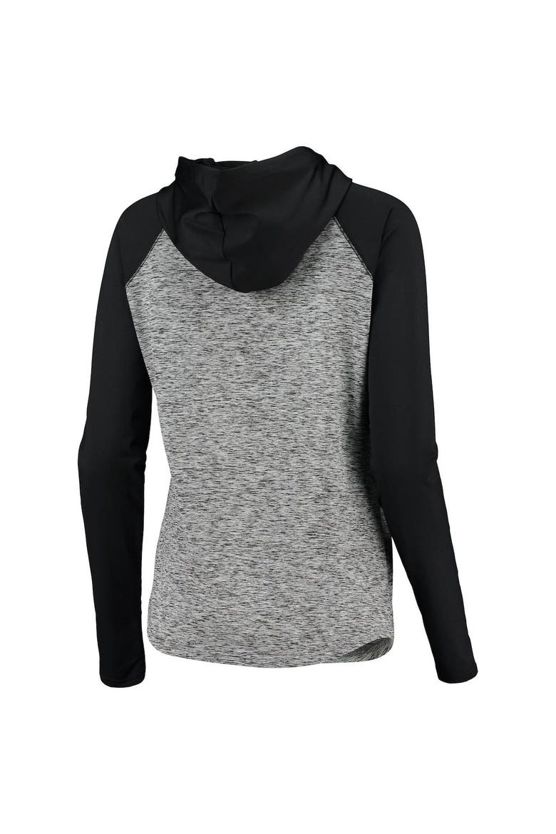 Women's G-III 4Her by Carl Banks Heathered Gray/Black New Orleans Saints Championship Ring Pullover Hoodie, Alternate, color, Heather Gray