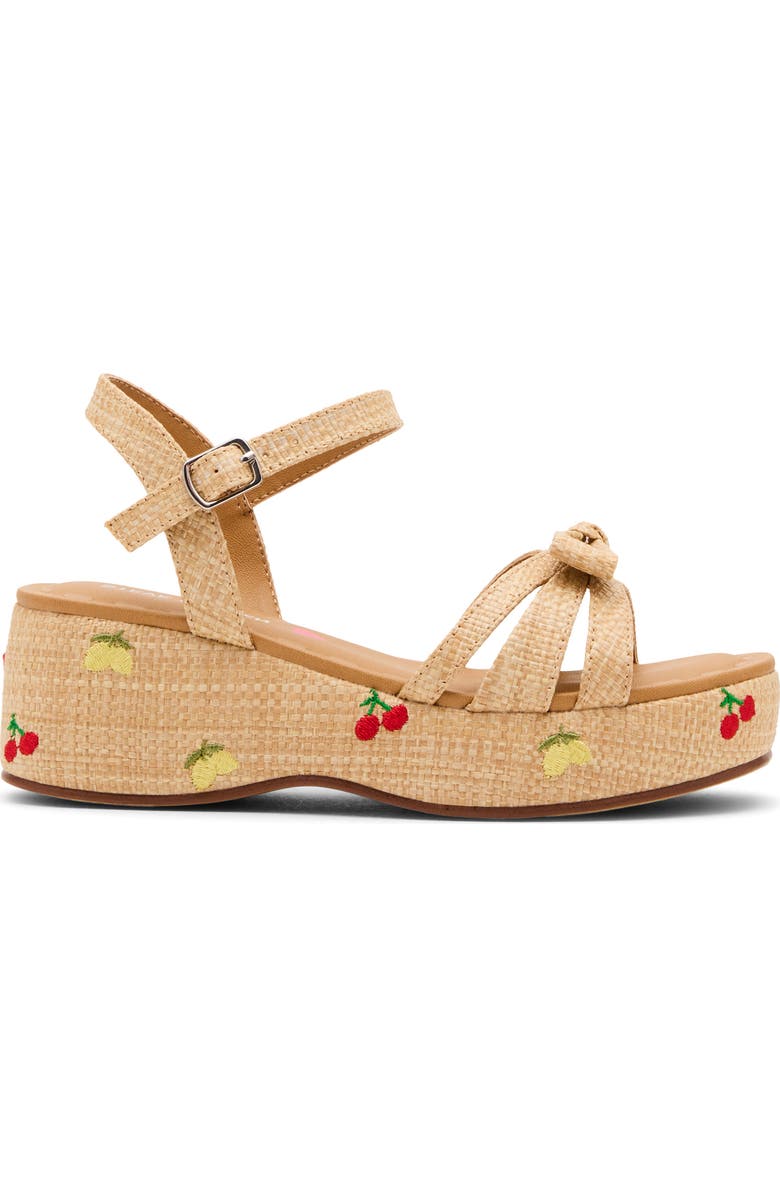 Steve Madden Kids' JMagenta Platform Sandal, Alternate, color, Natural Multi