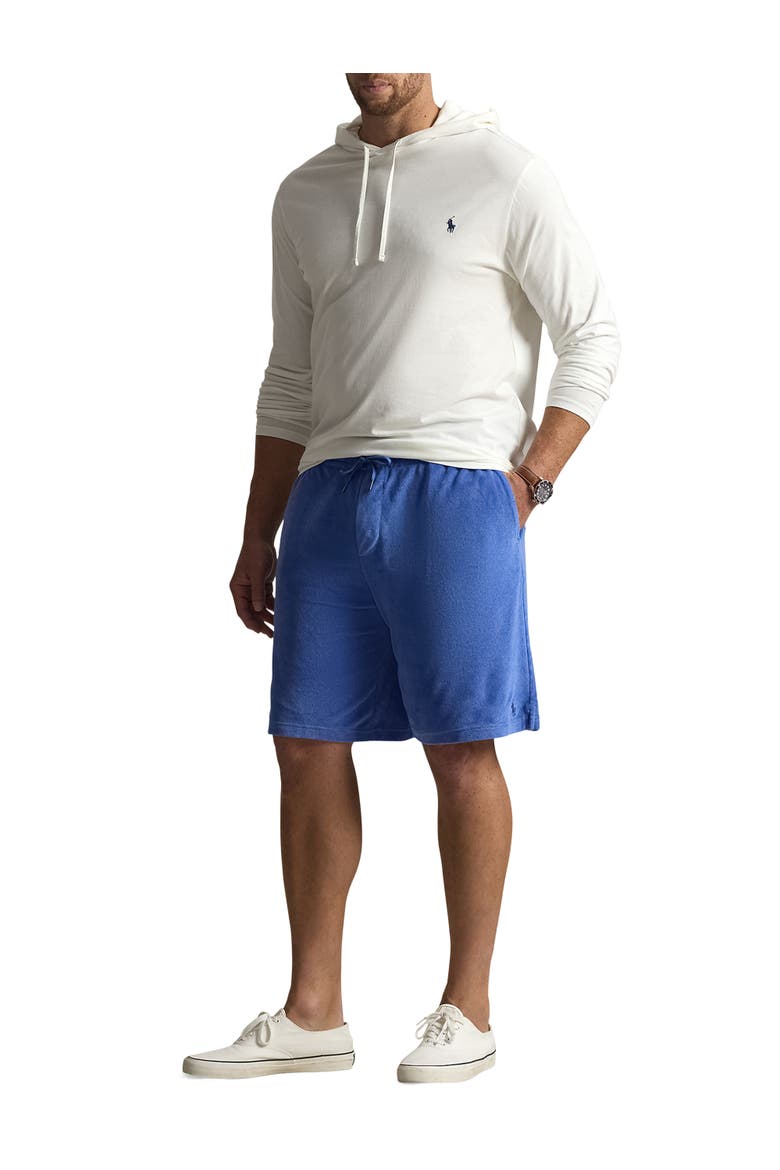 Big & Tall Terry Shorts, Alternate, color, MODERN ROYAL