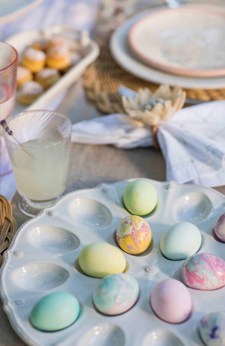 Juliska 'Berry and Thread' Egg Platter, Alternate, color, Whitewash