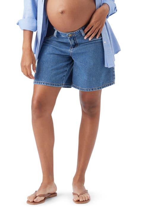 Dion Maternity Denim Shorts