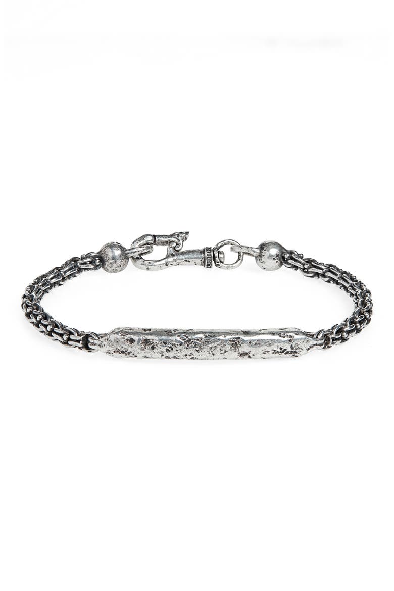 ID Bracelet, Main, color, METALLIC SILVER