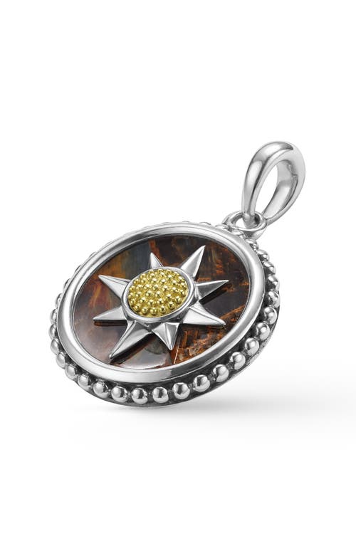 Lagos Anthem Small Pietersite Sunburst Amulet