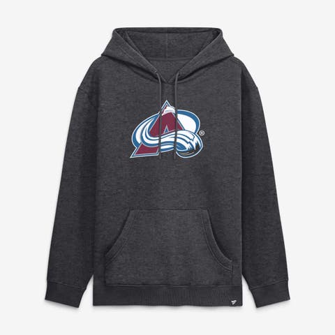 Men's Fanatics Heather Charcoal Colorado Avalanche Essential Hoodie
