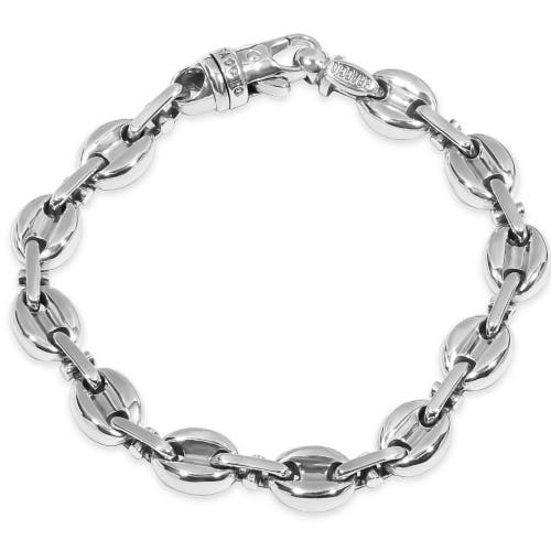 Bliss Diamond Designed 47 Gram Solid Silver Bracelet 8.5" In Silver