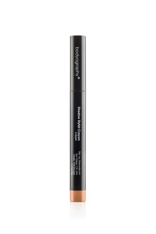 Bodyography Shadow Stylist Crayon Cobalt -metallic Royal Blue 0.07oz In Copper -metallic Bronze Copper