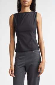 Paloma Wool Fase Stretch Suiting Top