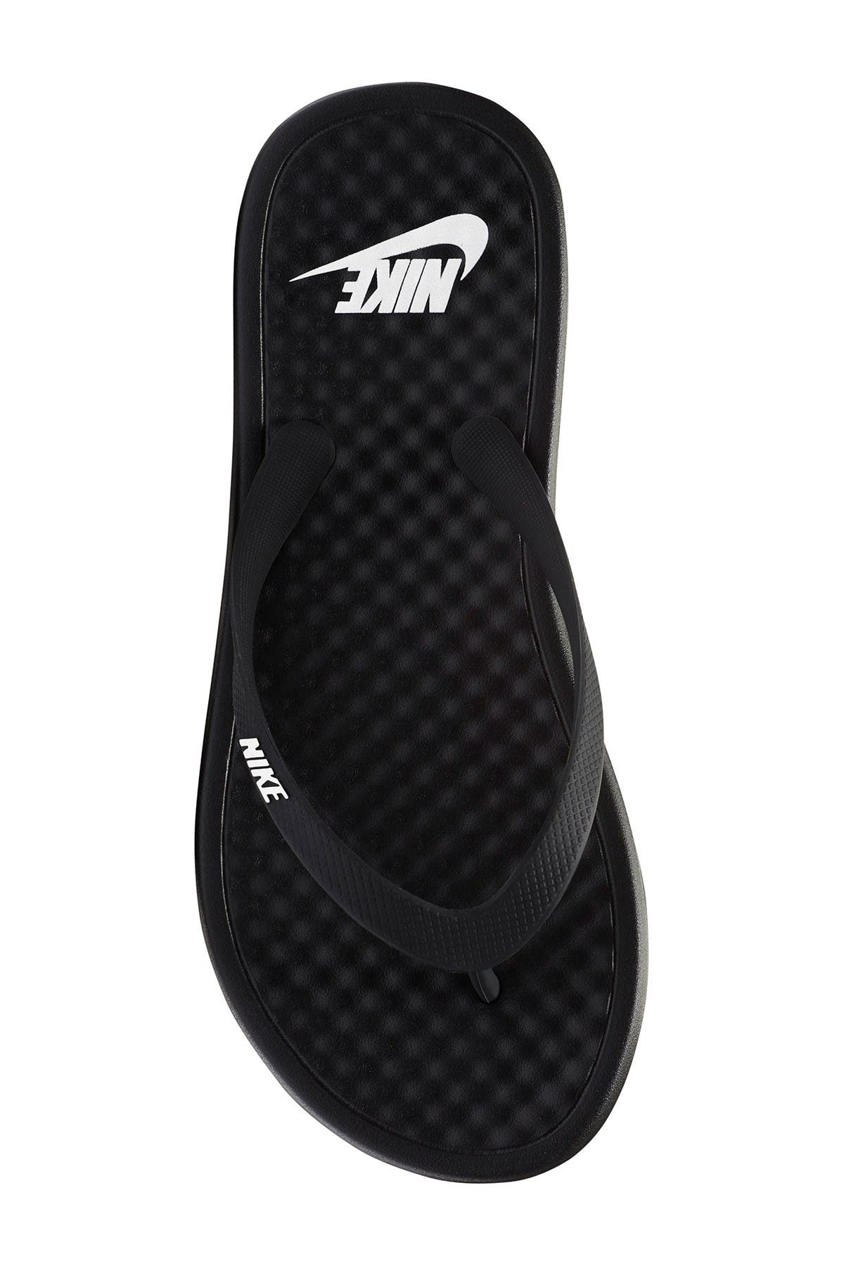 Nike On Deck Flip Flop Sandal, Main, color, Black/ White/ Black