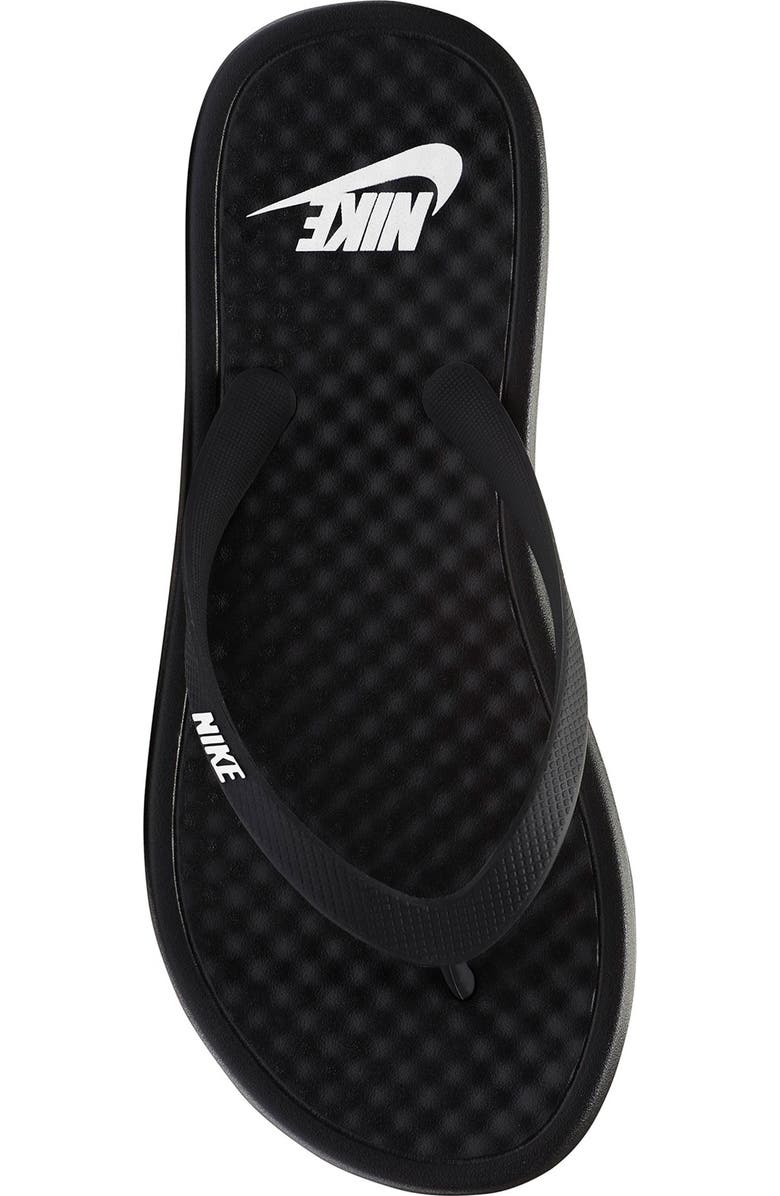 Nike On Deck Flip Flop Sandal, Main, color, Black/ White/ Black