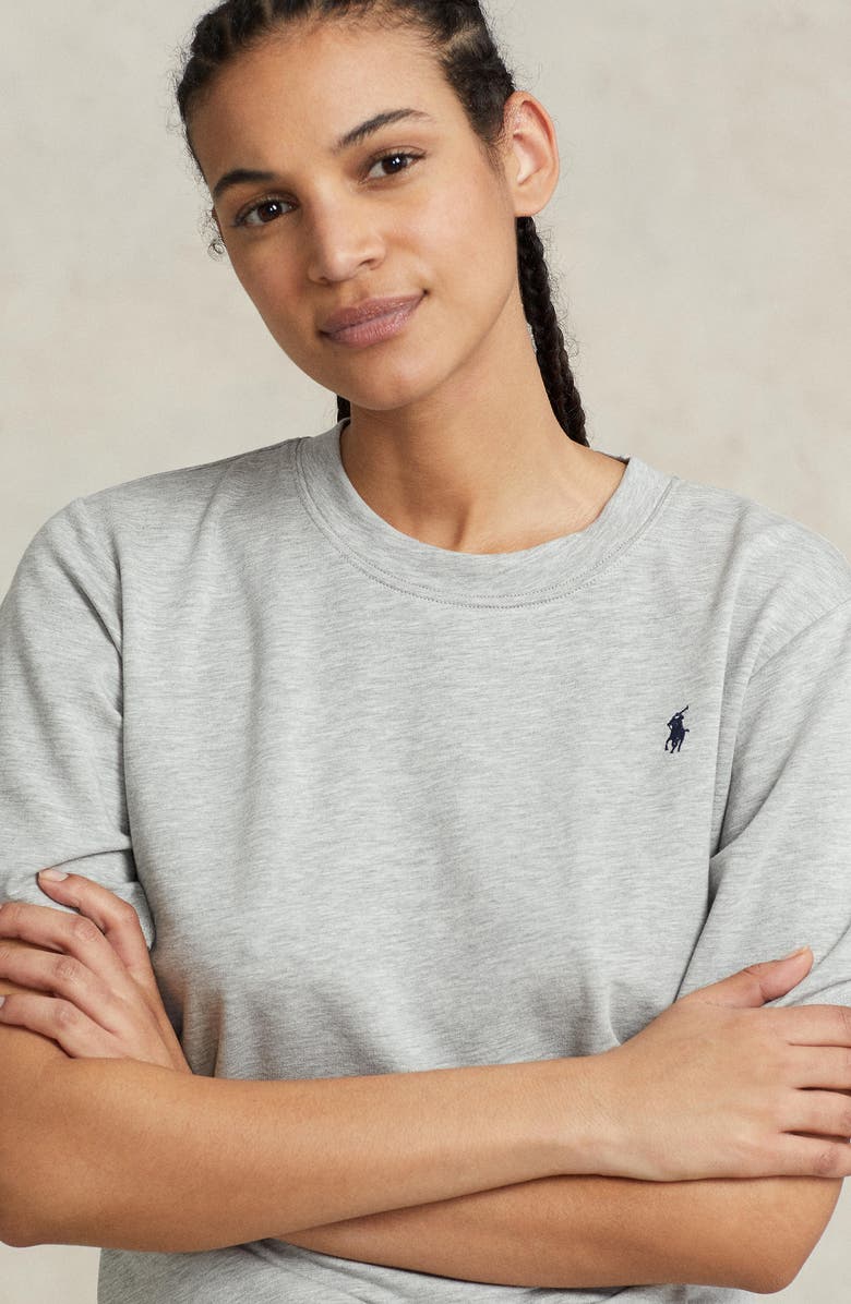 Polo Ralph Lauren Short Pajamas, Alternate, color, Heather Grey