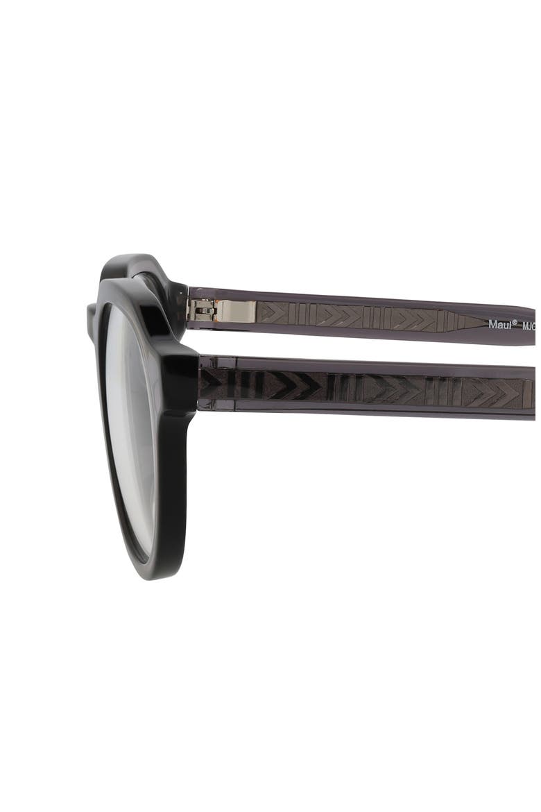 Core 49mm Round Optical Glasses, Alternate, color, GREY GREY TRANSPARENT