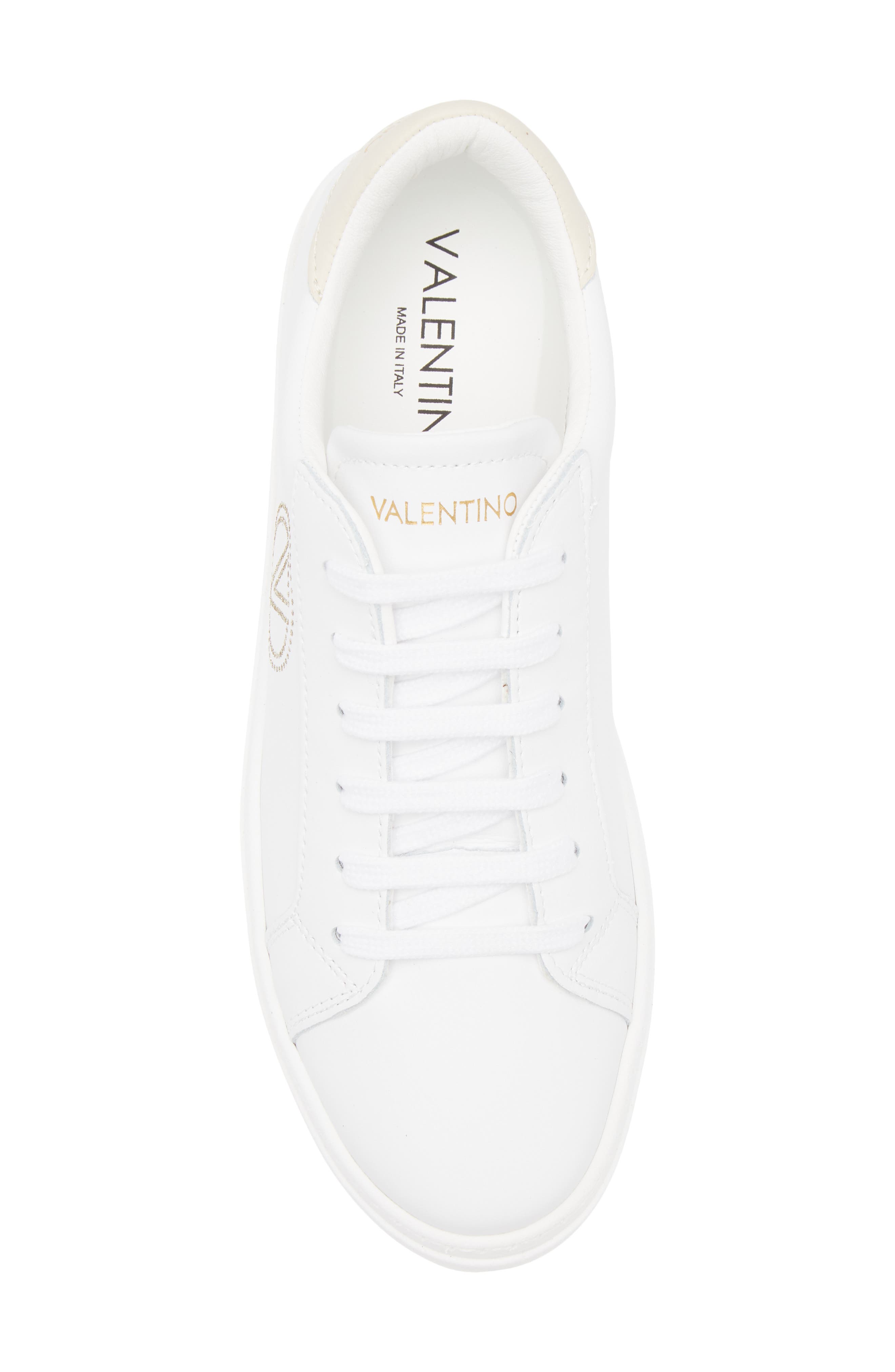 VALENTINO BY MARIO VALENTINO Serena VLOGO Sneaker, Alternate, color, White Cream