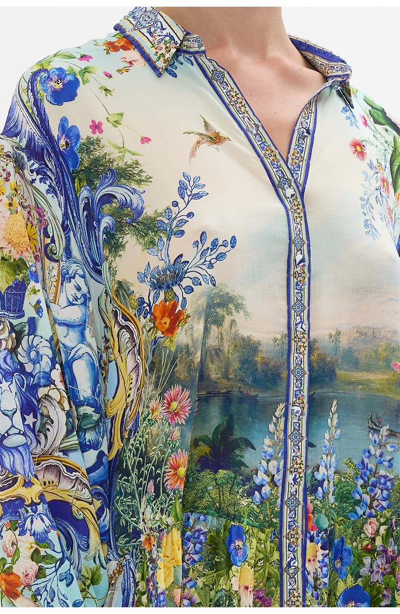 Camilla Long Sleeve Tiered Short Dress Wall To Wall Wonders, Alternate, color, 