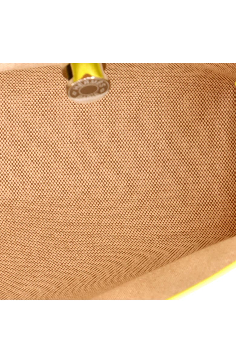 Pre-Owned Hermes Herbag Zip Berline Vache Canvas and Leather 31, Alternate, color, Lime