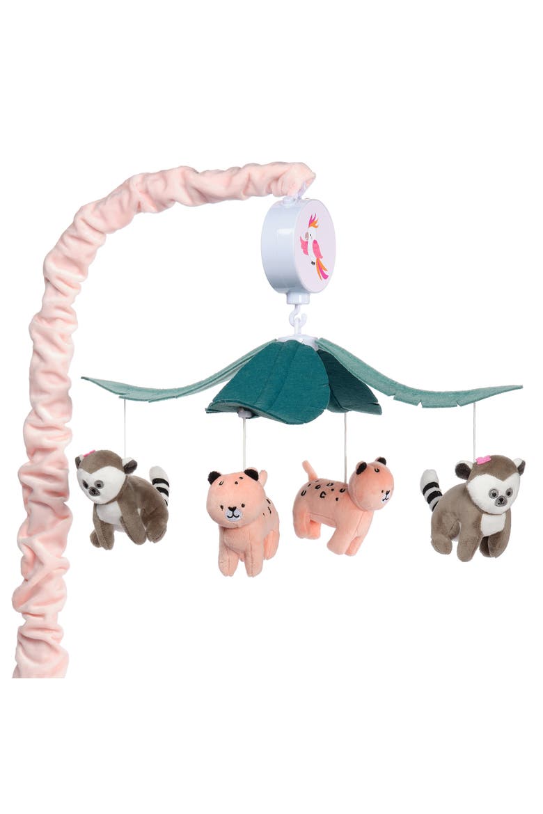 Enchanted Safari Animal Musical Baby Crib Mobile Jungle Soother Toy, Main, color, Multicolor