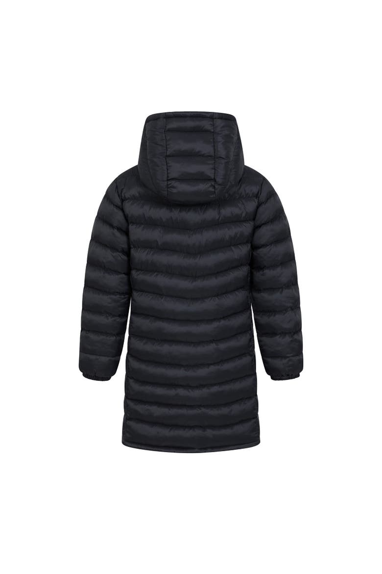 Childrens/Kids Florence Longline Padded Jacket, Alternate, color, Black