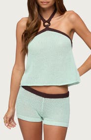 EDIKTED Loli Ring Halter Top