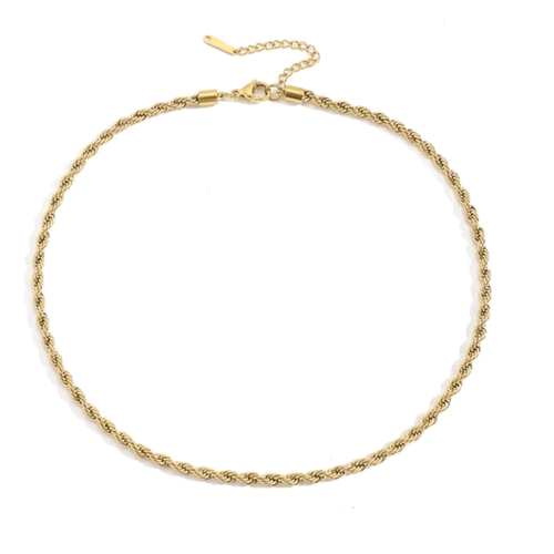Hollywood Sensation Timeless Gold Rope Necklace In Gold