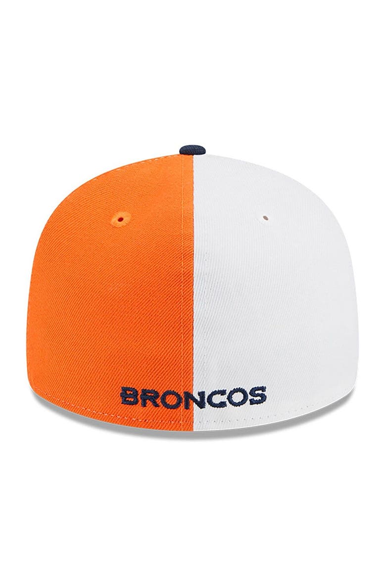 Men's New Era  Orange/Navy Denver Broncos 2023 Sideline Low Profile 59FIFTY Fitted Hat, Alternate, color, Orange
