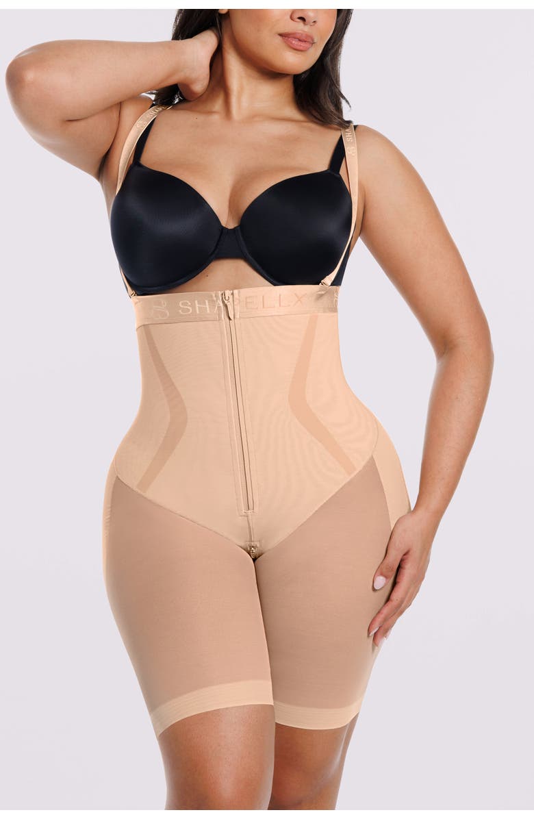 Shapellx Curve Code Airy Comfy Smoothing Short, Main, color, Beige