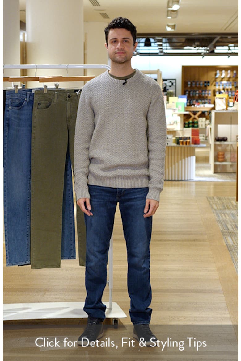Ayr Herringbone Stitch Cotton & Wool Blend Sweater video