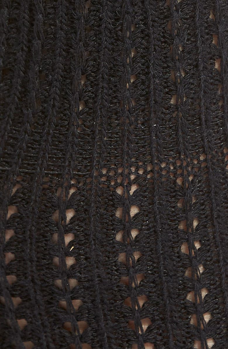 Peony & Moss Lace Trim Crew Socks, Alternate, color,